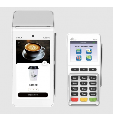 Pack PAX A8500 4G/WIFI/BT + PAX Q25