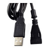 CÂBLE DE LIAISON PINPAD USB-A mâle / CT double 14 PIN noir 1,50m