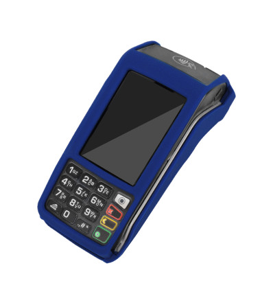 Housse bleue de protection pour TPE Ingénico gamme MOVE